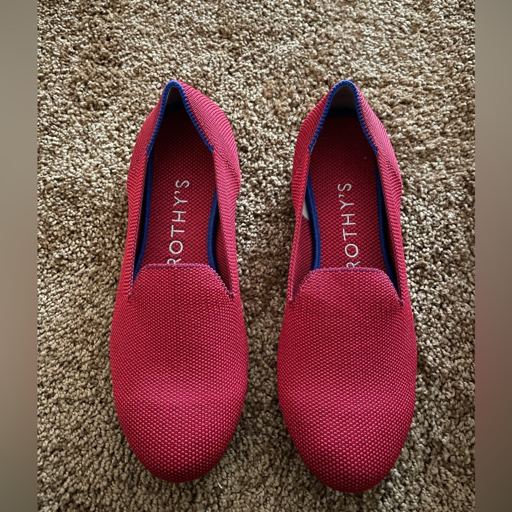 Rothy's Red Loafer Flats